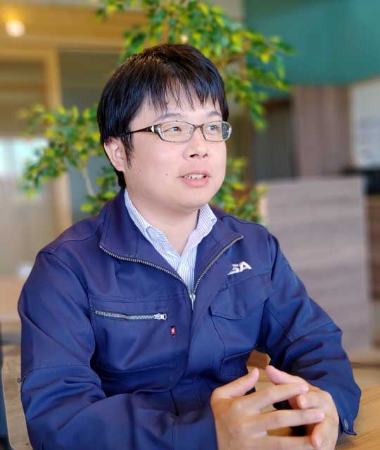 インタビュー風景